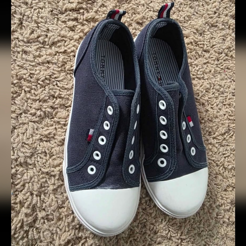 Tommy Hilfiger Navy Slip-On Sneakers